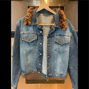 DKNY custom jean jacket sz. Large women’s